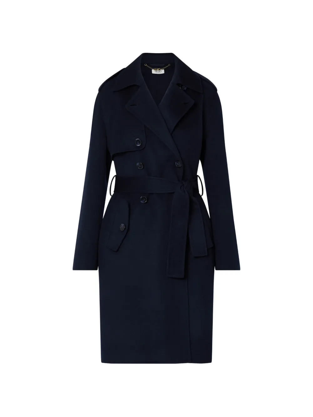 LIU JO long wool coat - Blau