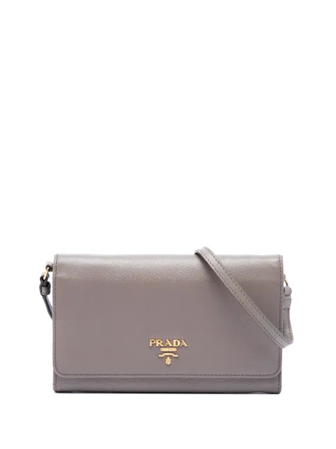 Prada Pre-Owned 2010-2026 Saffiano Wallet on Strap crossbody bag
