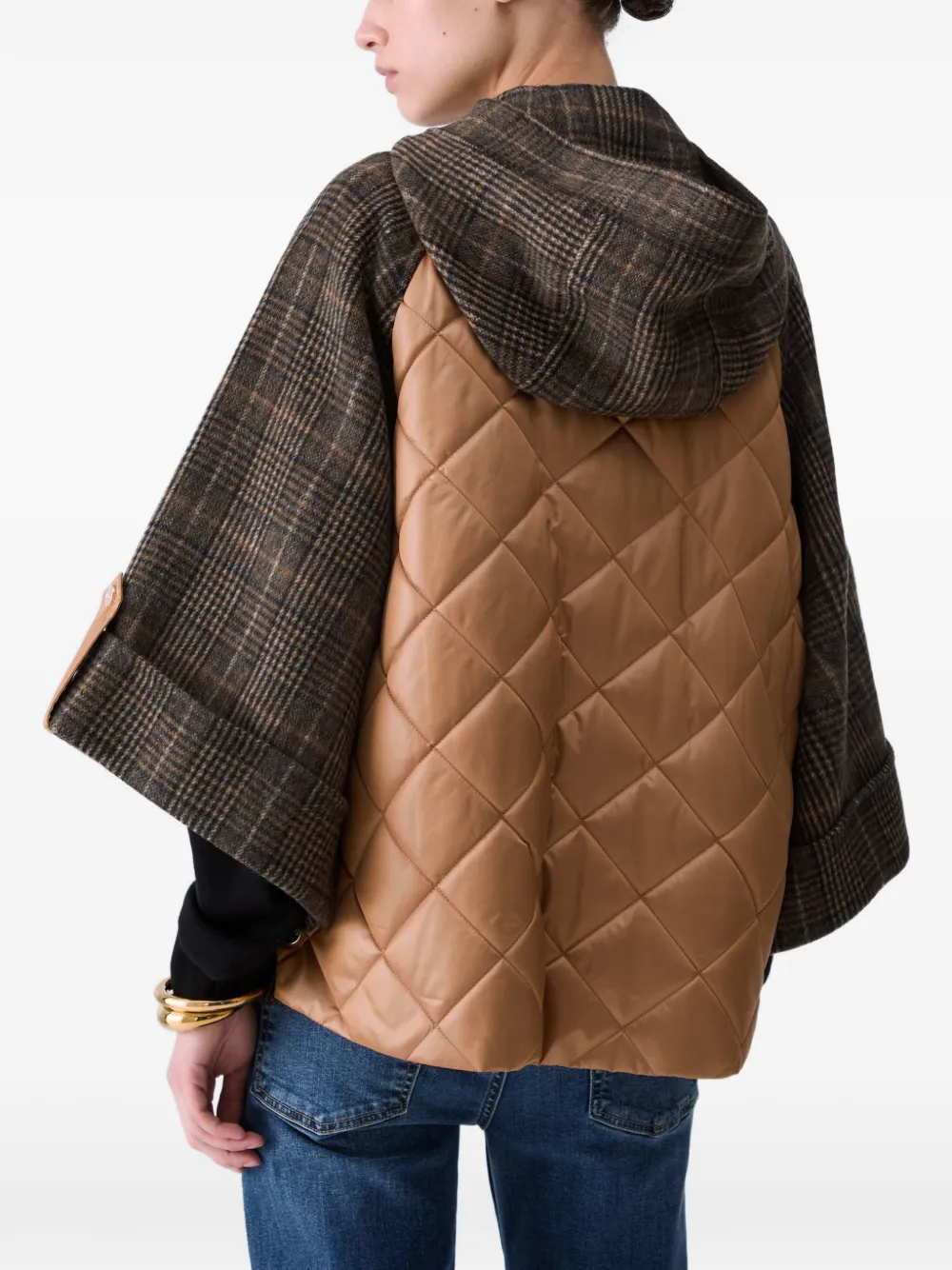 LIU JO Cape met capuchon Bruin