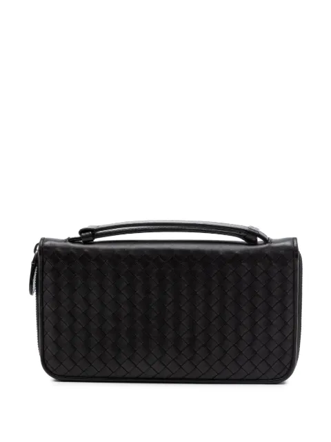 Bottega Veneta Pre-Owned 2012-2026 Nappa Intrecciato VN Travel Organizer Wallet long wallets