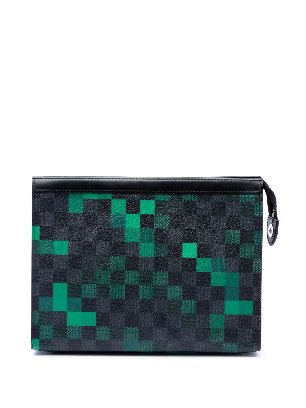Louis Vuitton Pre-Owned 2018 Damier Graphite Pixel Pochette Voyage MM clutch bag - Grey