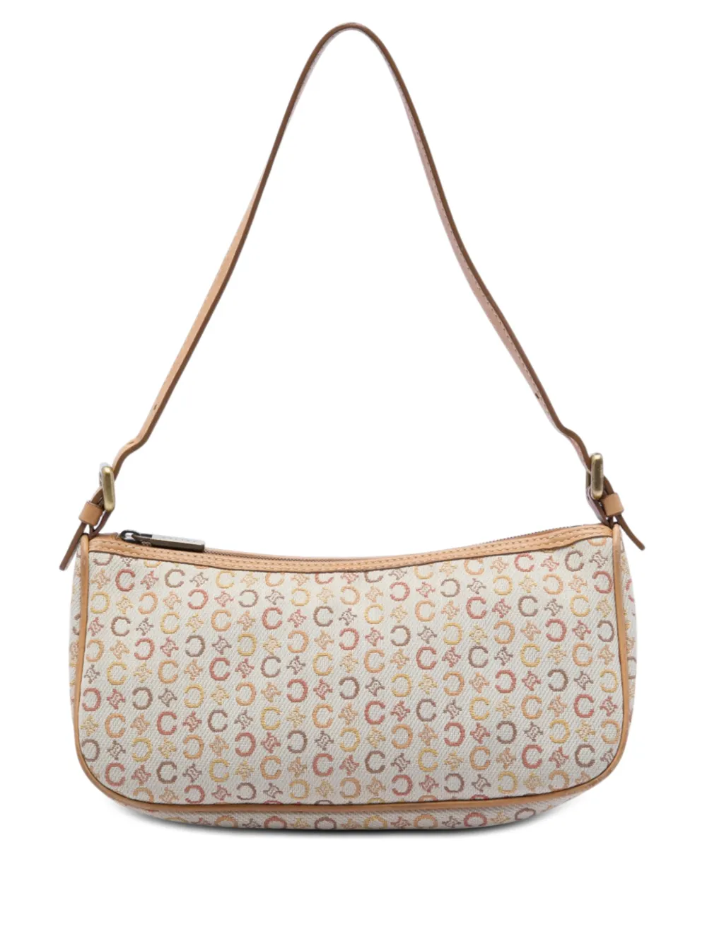 Celine Pre-Owned 2000 C Macadam Canvas shoulder bag - Brown