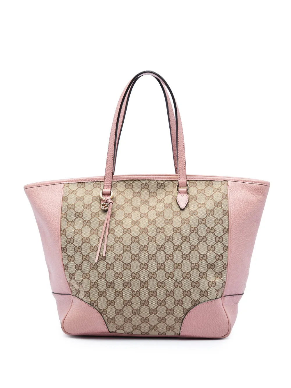 Gucci Pre-Owned Borsa tote Bree in tela GG con zip 2016-2026 - Rosa