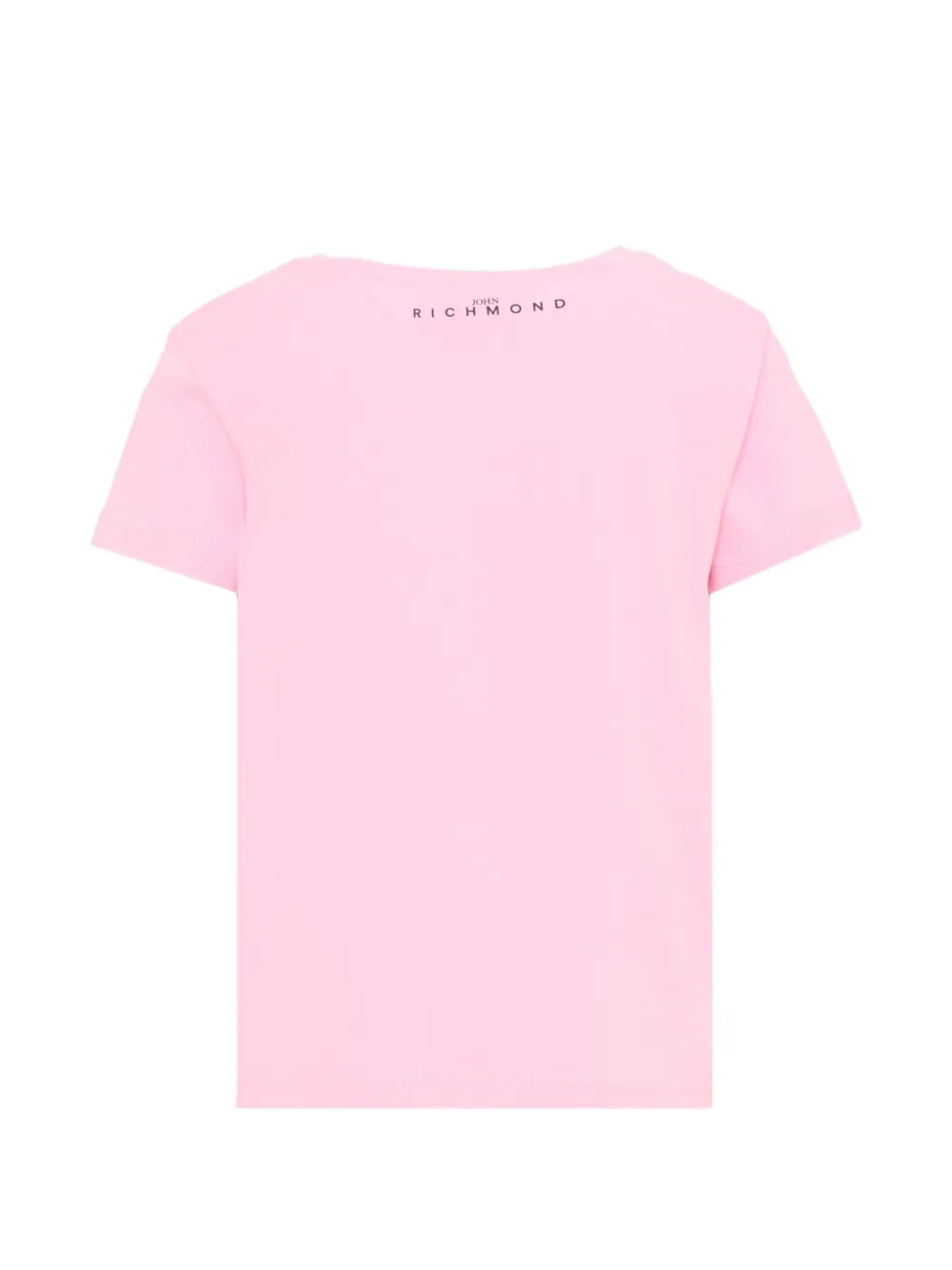 John Richmond Junior T-shirt met logoprint Roze