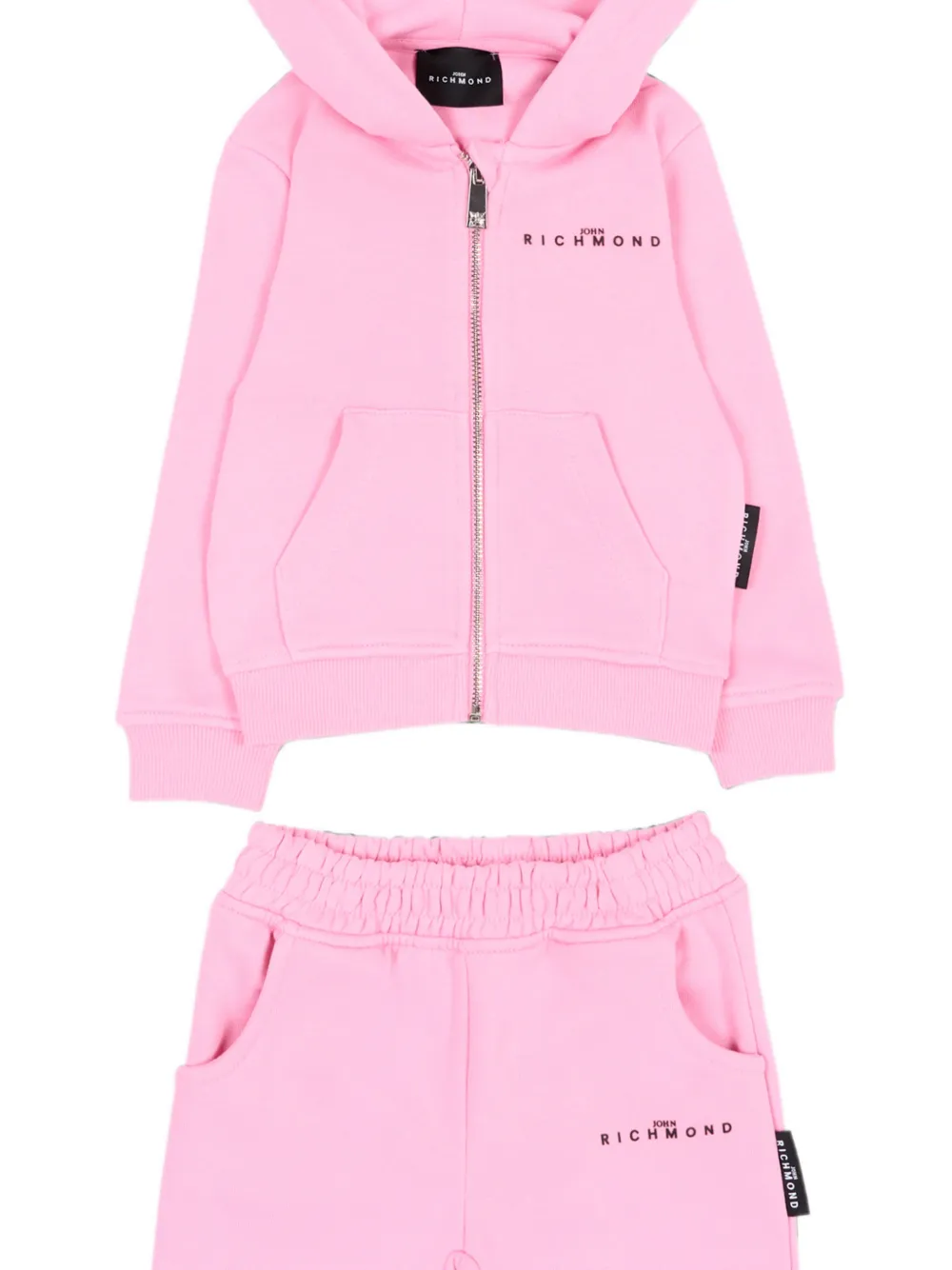 John Richmond Junior Trainingsbroek met logoprint Roze