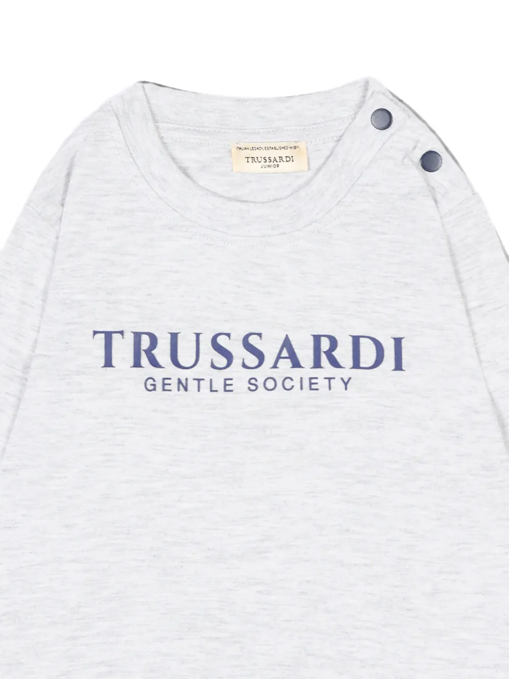 TRUSSARDI JUNIOR Katoenen T-shirt Grijs