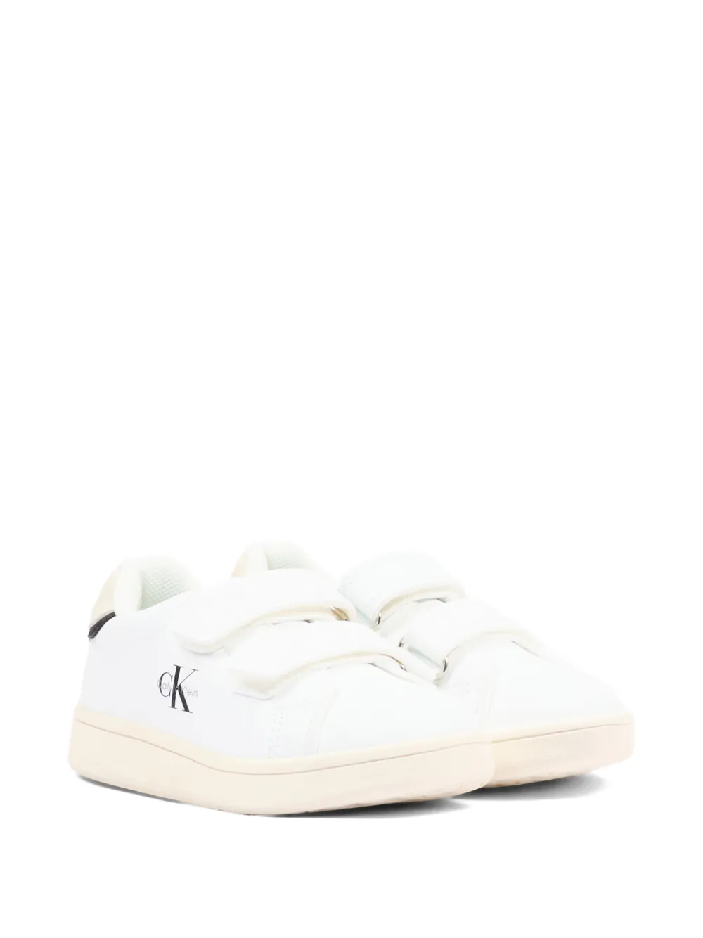 Calvin Klein Kids logo-print sneakers - Bianco