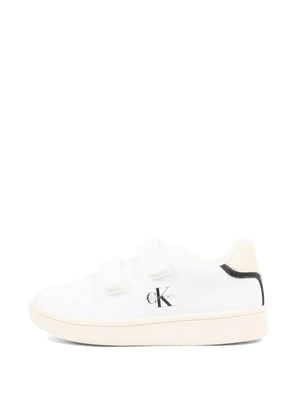Calvin Klein Kids logo-print sneakers Wit