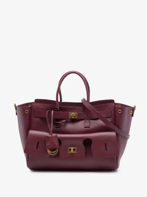 Balenciaga Pre-Owned bolsa satchel Bel Air Carry All Tote pequeña de piel de becerro suave 2012