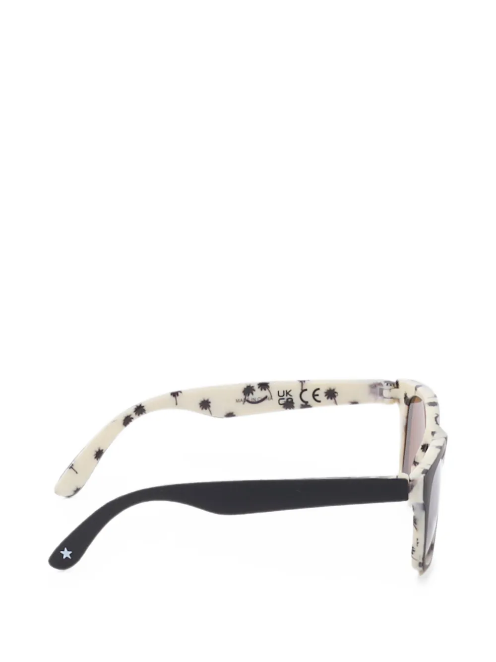 Molo Star palm-tree print sunglasses Beige