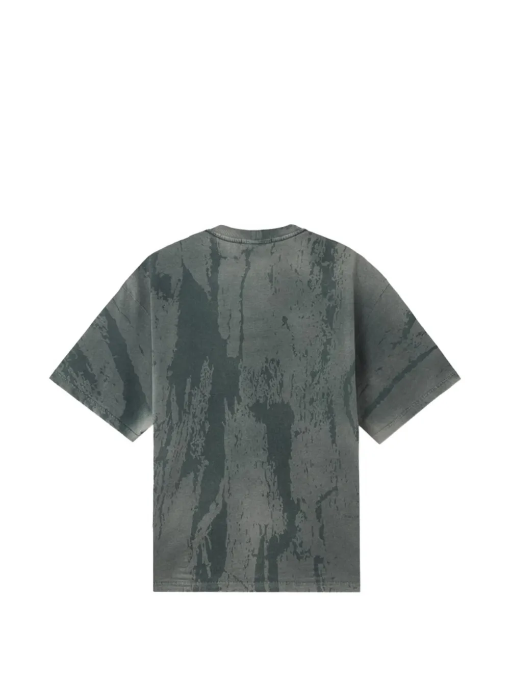 Stone Island 2100002 organic cotton jersey laser colour garment dyed T-shirt Grijs
