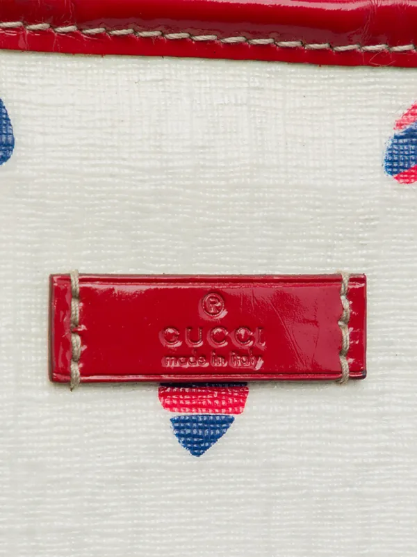 Gucci Pre-Owned 2016-2026 Medium GG Supreme Hearts Joy Tote Bag