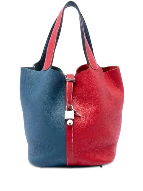 Hermès Pre-Owned bolsa de mano Picotin Lock 26 de piel Clemence bicolor 2013