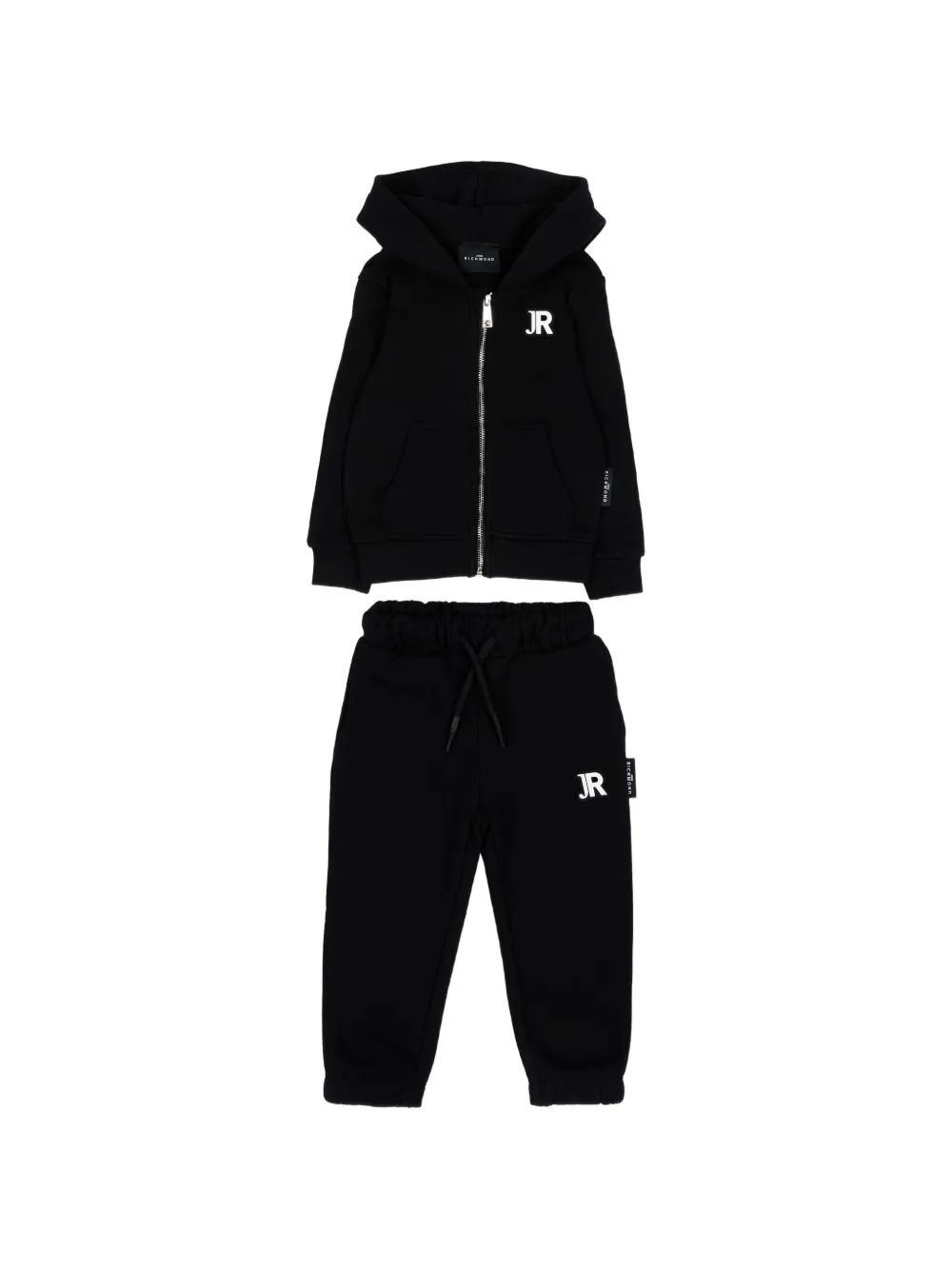 John Richmond Junior logo-patch track pants - Schwarz