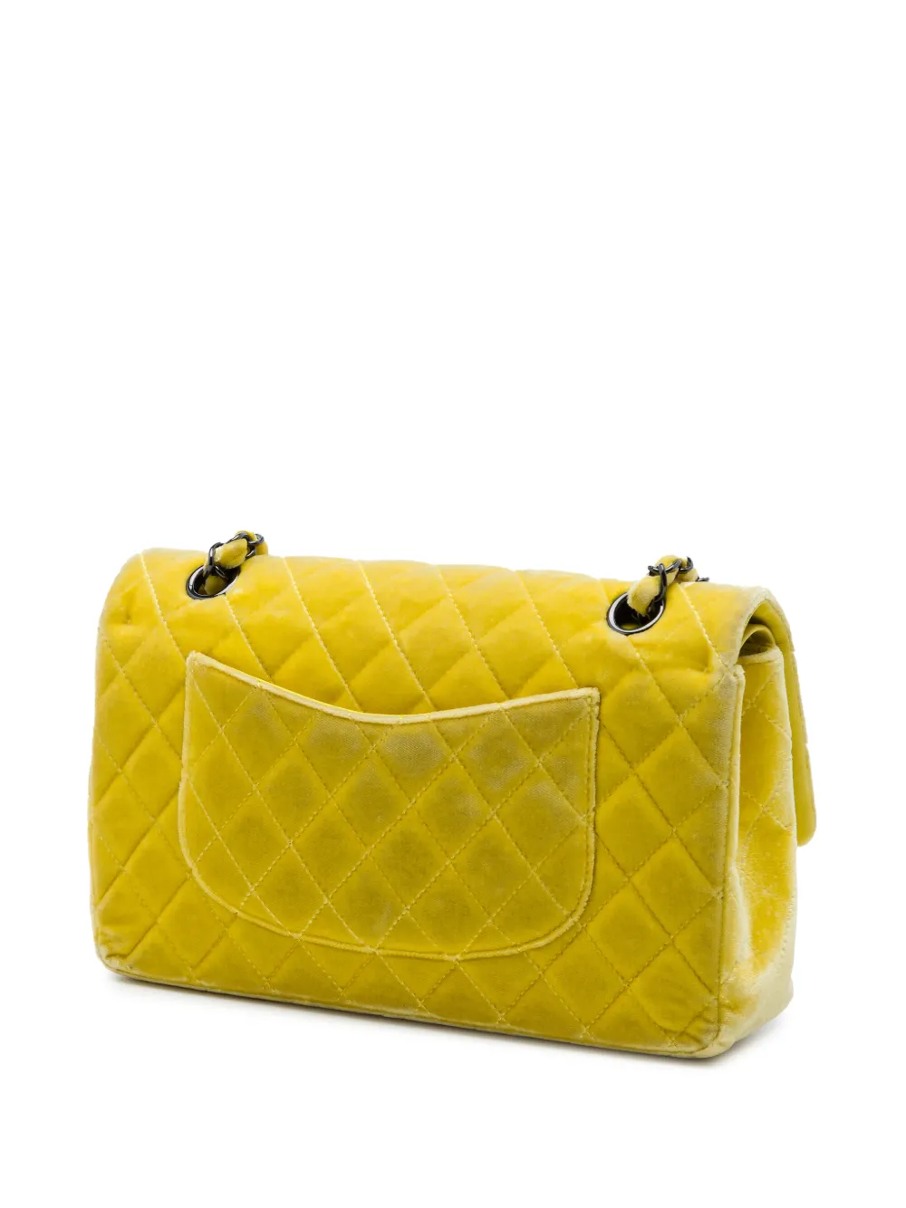 CHANEL Pre-Owned 2014-2015 Medium Classic Velvet Double Flap