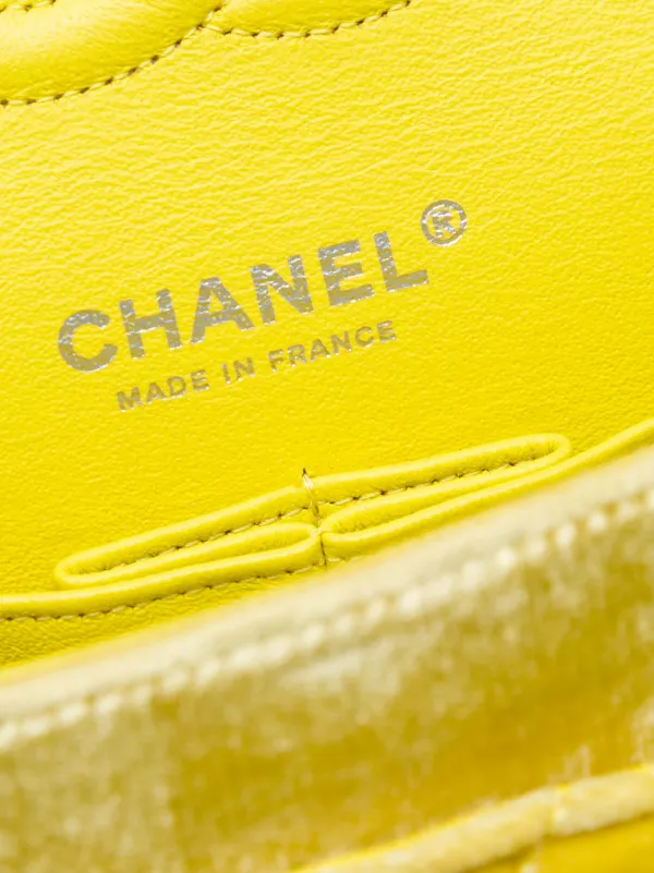 CHANEL Pre-Owned 2014-2015 Medium Classic Velvet Double Flap