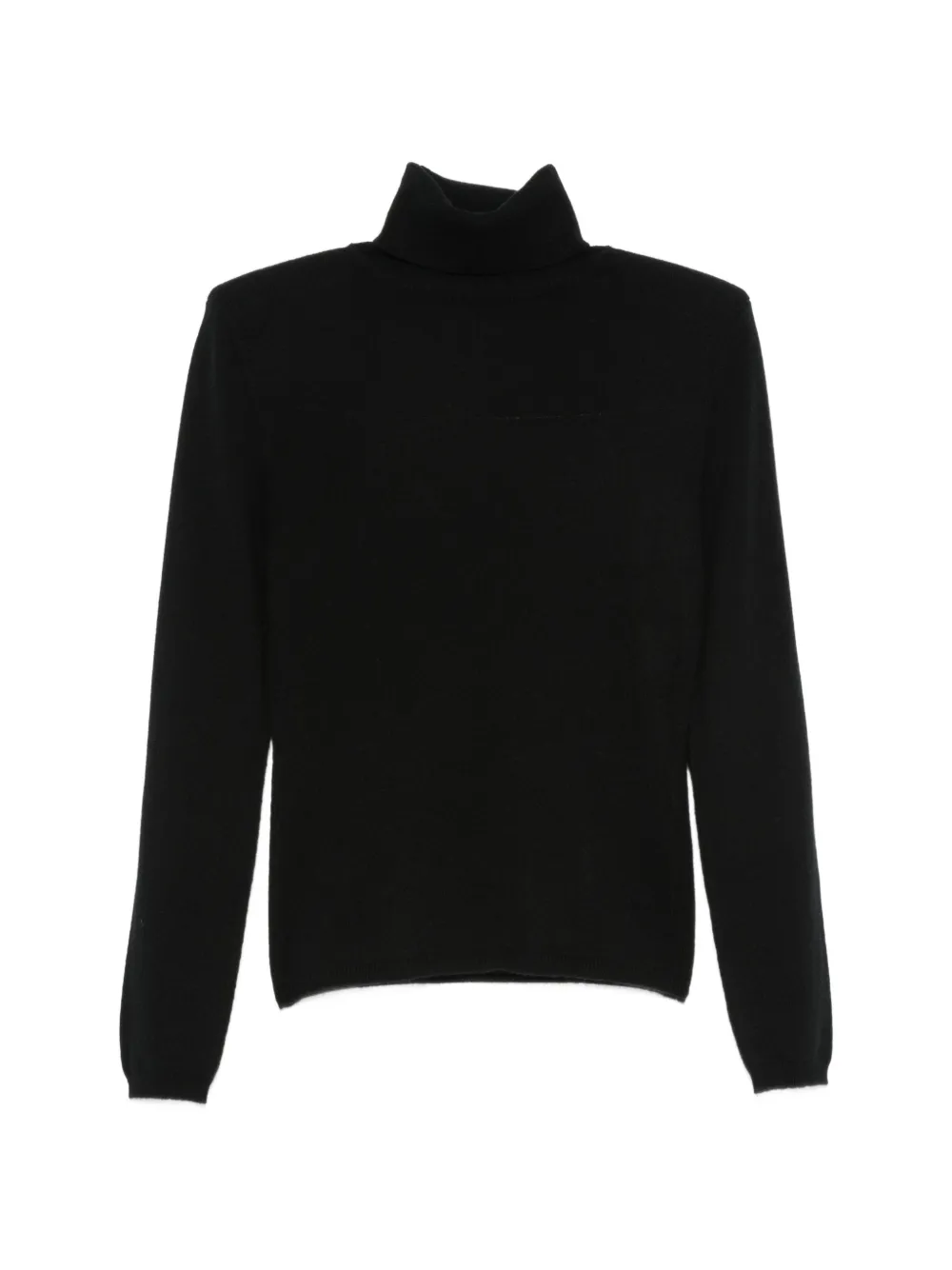 Allude padded-shoulder turtleneck sweater - Nero