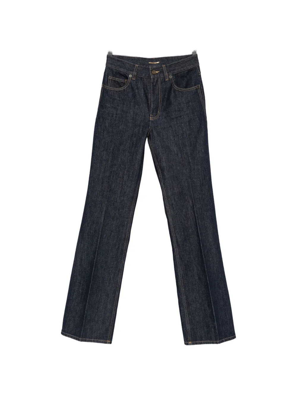 Saint Laurent Belt-loops Jeans In Blue