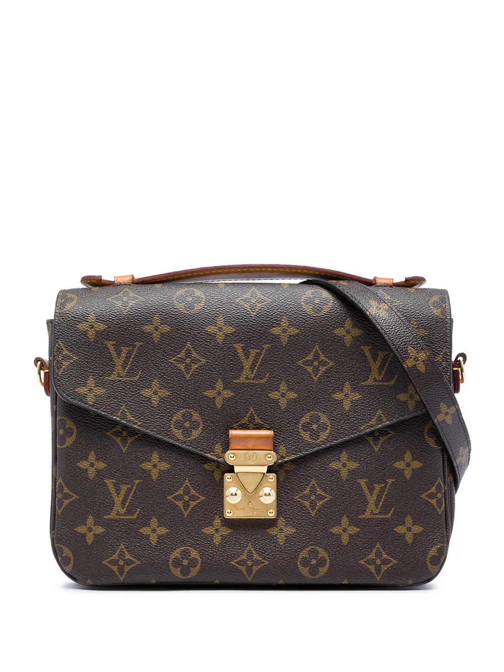 Louis Vuitton Pre-Owned 2015 Pochette Metis Satchel-Tasche - Braun