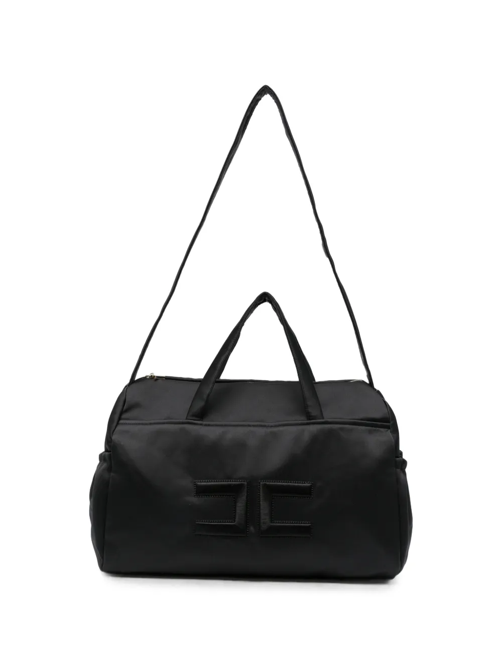 Elisabetta Franchi La Mia Bambina logo-patch changing bag - Schwarz