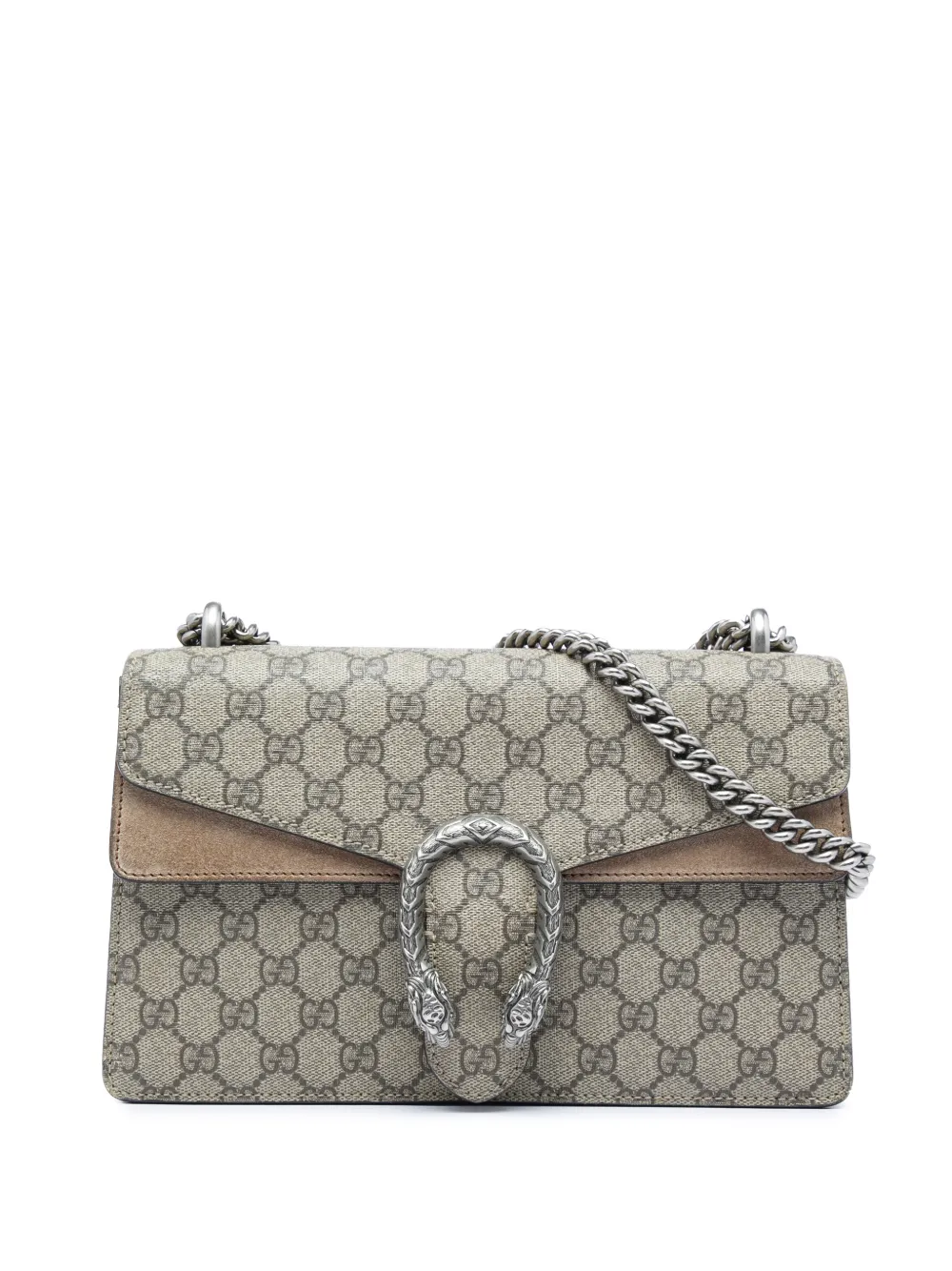 Gucci Pre-Owned 2016-2026 Medium GG Supreme Dionysus shoulder bag - Neutrals
