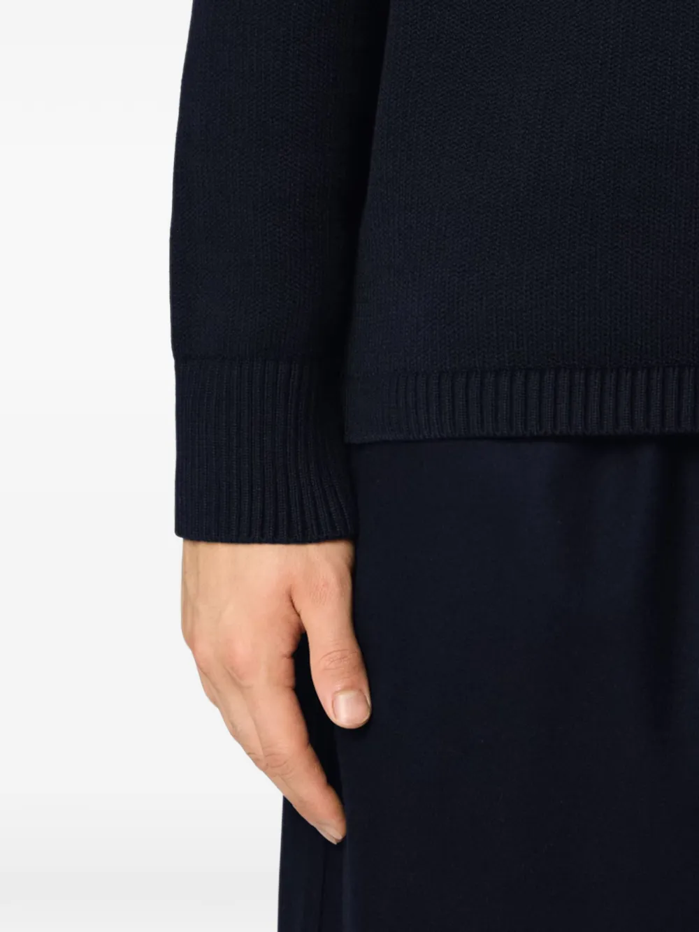 Stone Island Sweater met logopatch Blauw