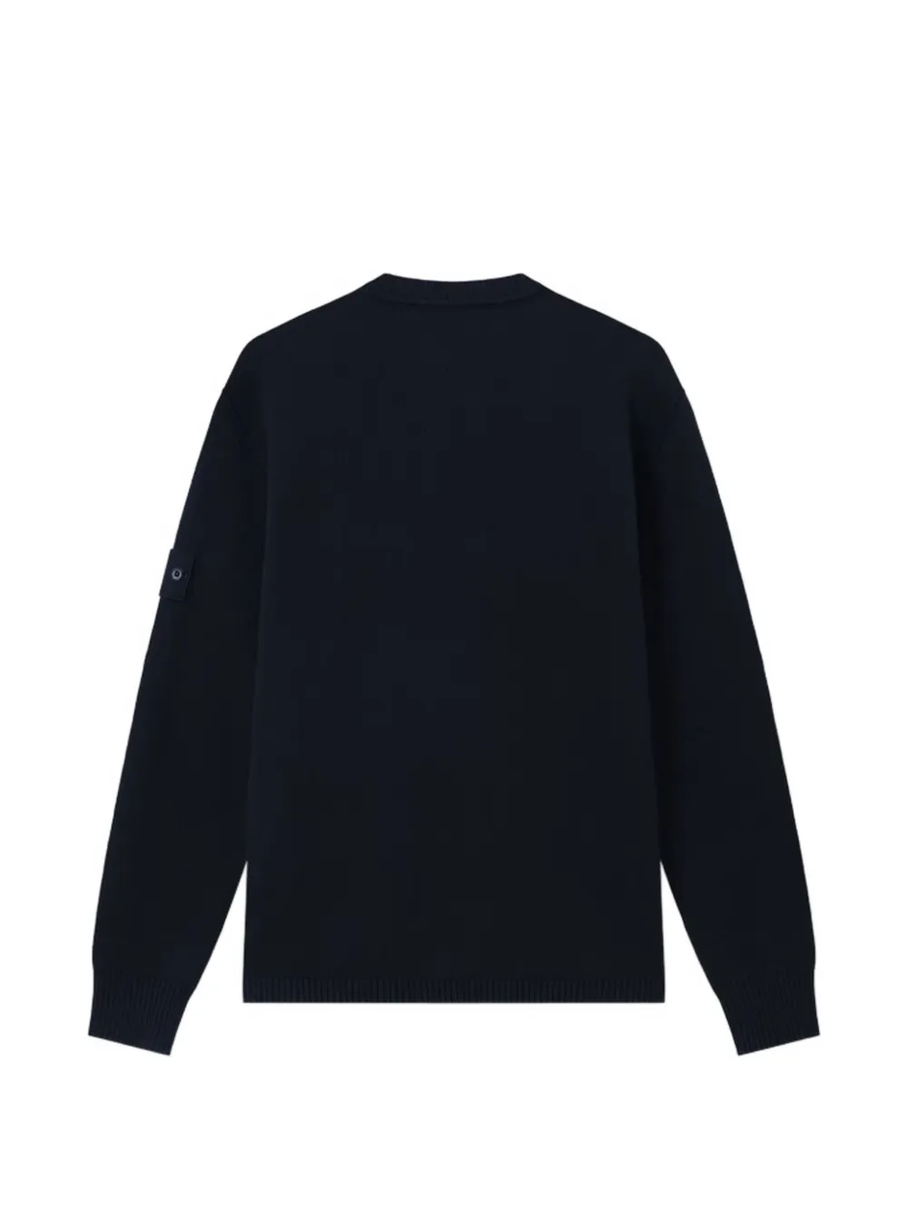 Stone Island Sweater met logopatch Blauw
