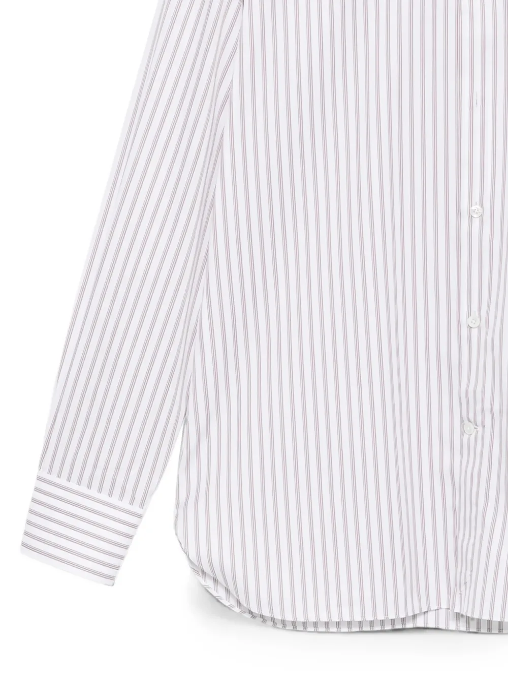 Zegna Gestreept overhemd Wit