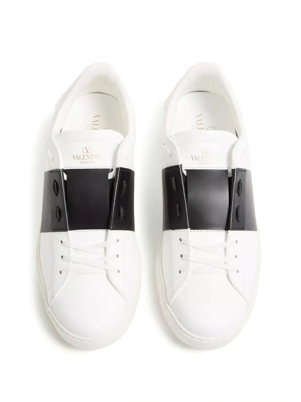 Valentino Garavani Calfskin open sneakers Wit