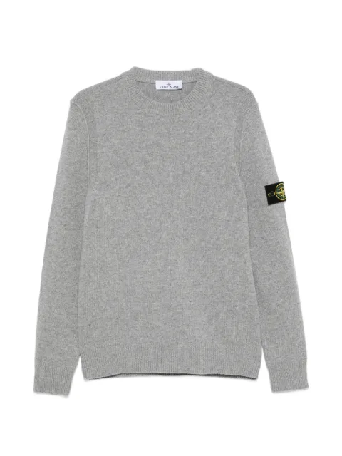 Stone Island logo-patch sweater