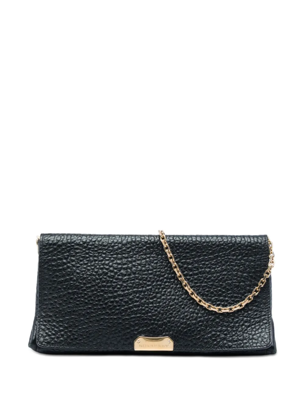 Burberry Pre-Owned 2000-2017 Medium Grained Calfskin Mildenhall crossbody bag - Black