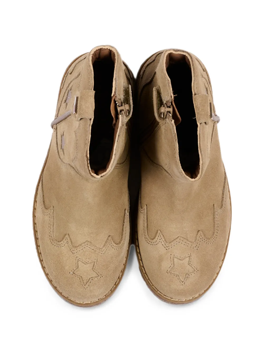 Tommy Hilfiger Junior star-patchwork ankle boots Beige