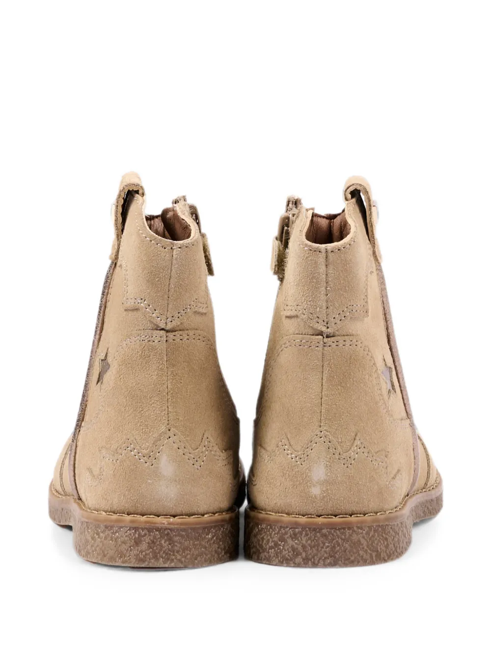 Tommy Hilfiger Junior star-patchwork ankle boots Beige