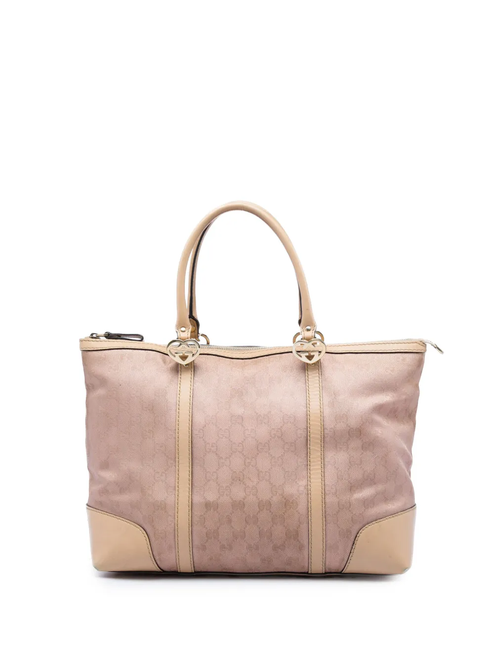 Gucci Pre-Owned Borsa tote Lovely in tela GG metallizzata 2016-2026 - Rosa