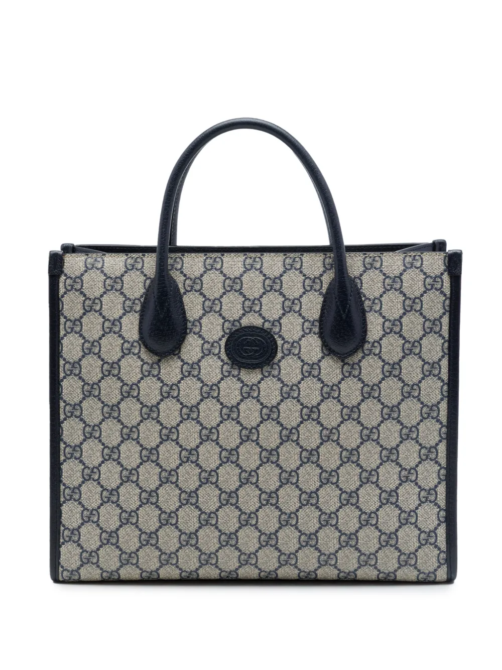 Gucci Pre-Owned Borsa tote GG piccola in tessuto GG Supreme 2016-2026 - Blu