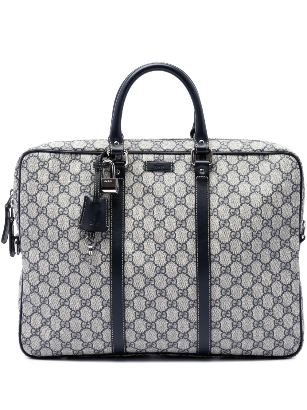 Gucci Pre-Owned 2016-2026 GG Supreme business bag - Neutrals