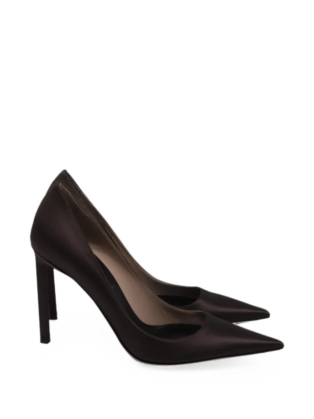 Tom Ford Vintage Betty satin pumps - Braun