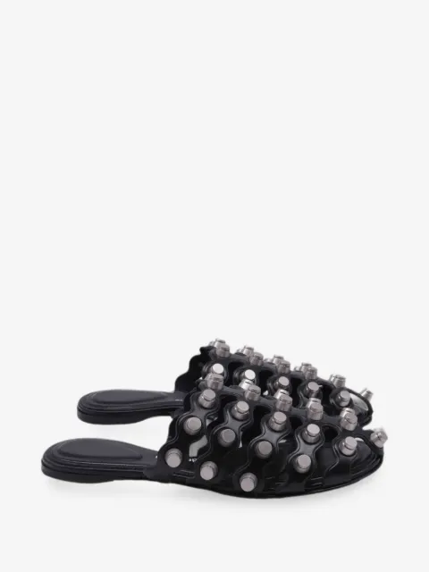 Pre-Owned Alexander Wang mules en cuir à détails de clous