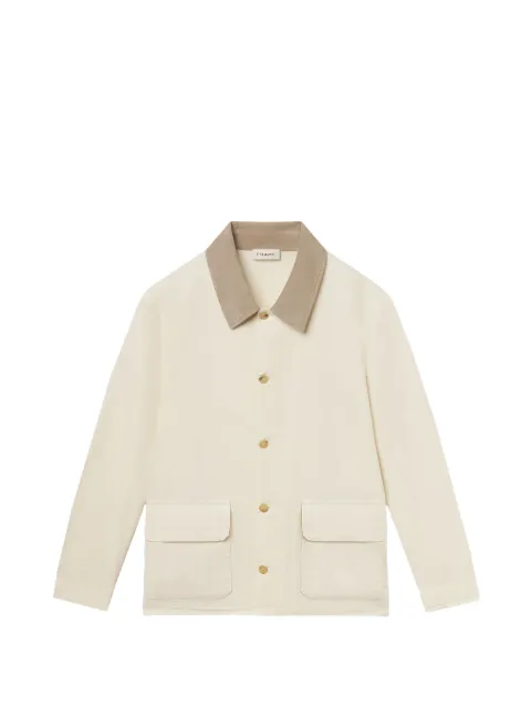FRAME sobrecamisa con bolsillo de parche y cuello en contraste