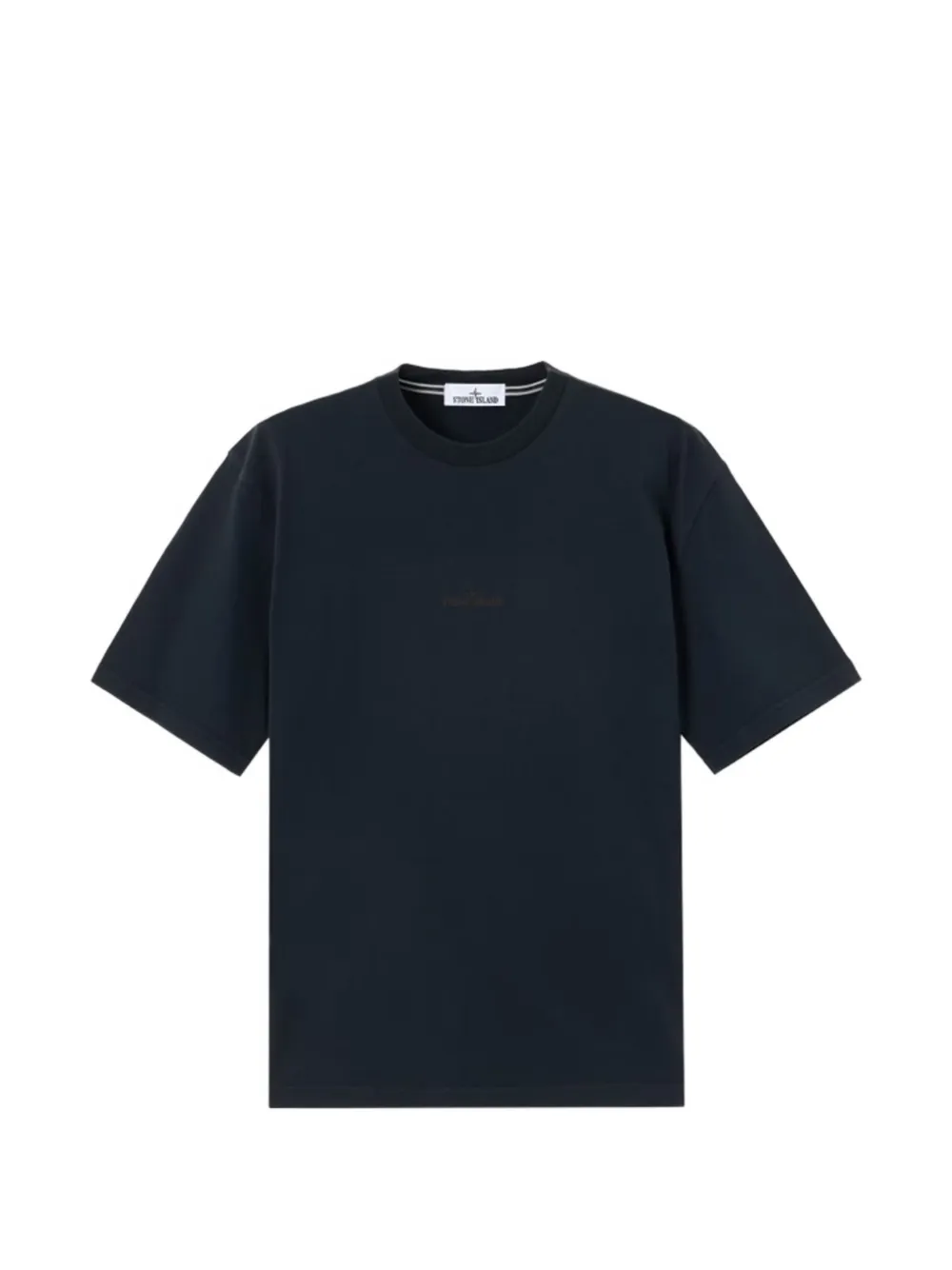 Stone Island 2100001 organic cotton jersey T-shirt Blauw