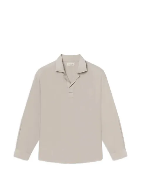 FRAME long-sleeve polo shirt