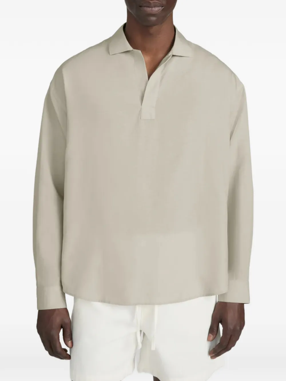 FRAME Poloshirt met lange mouwen Beige