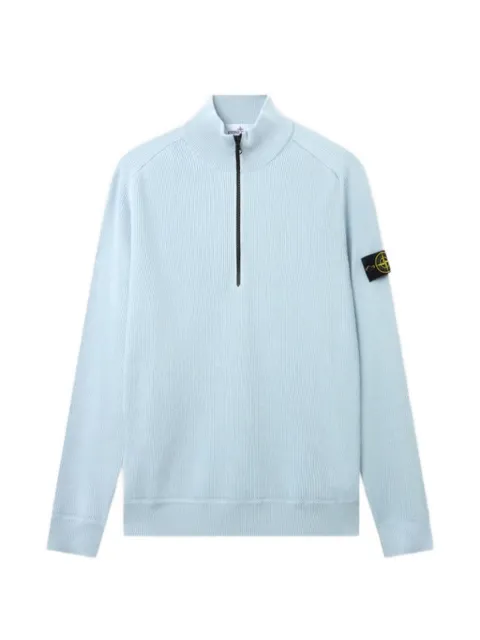 Stone Island jersey de canalé 5100124 de algodón orgánico