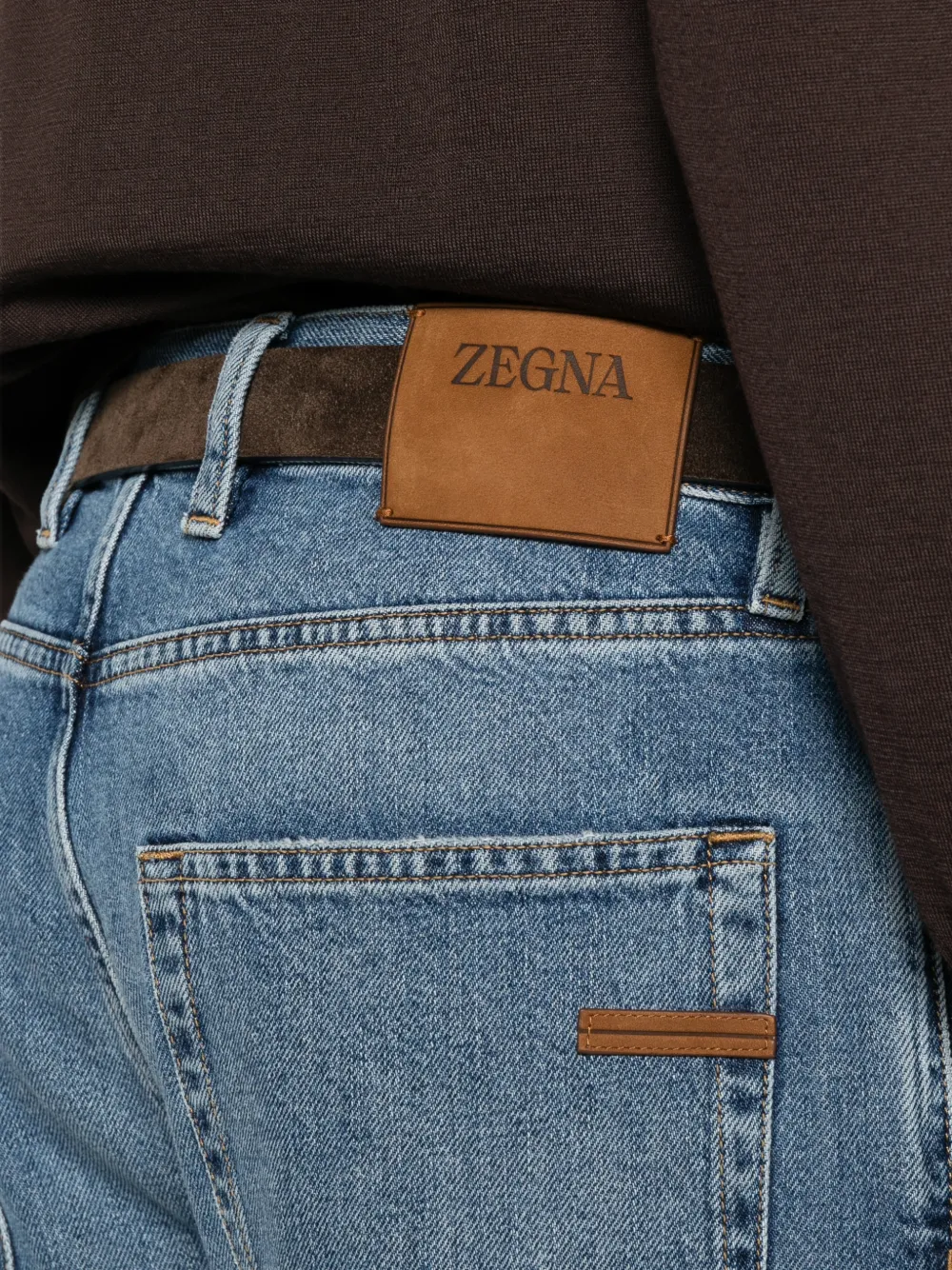 Zegna Straight jeans Blauw