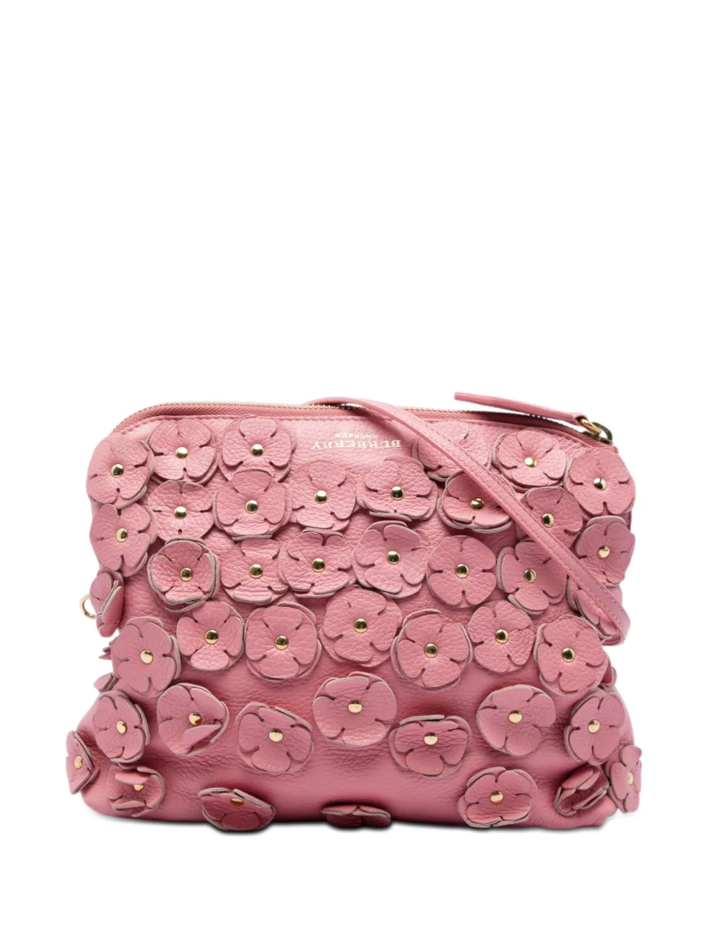 Burberry Pre-Owned Borsa a tracolla The Petal Fold Over in pelle Prorsum 2000-2017 - Rosa