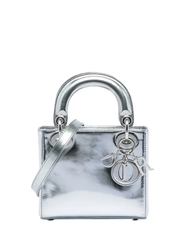 Christian Dior レディディオール ハンドバッグ シルバー 37444745_70200835_600.jpg