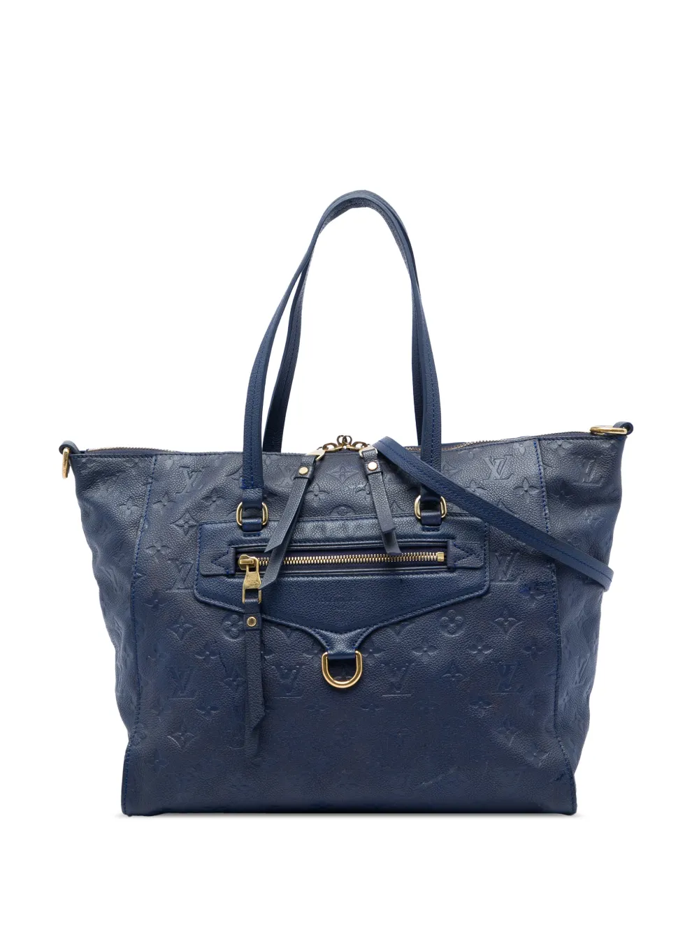 Louis Vuitton Pre-Owned 2013 Monogram Empreinte Lumineuse PM Satchel-Tasche - Blau