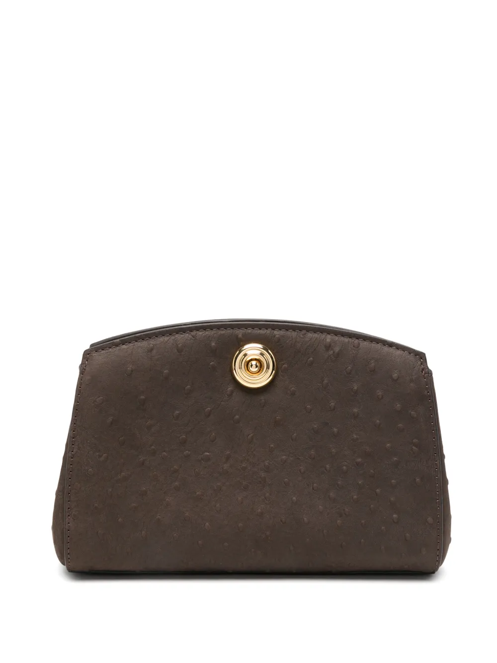 Liffner push-lock clutch bag - Marrone