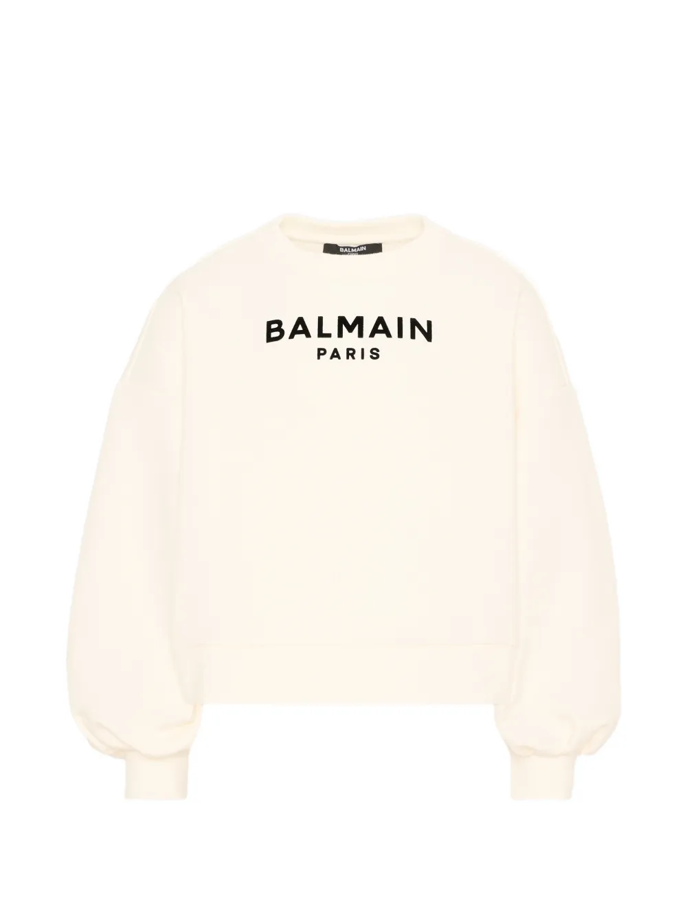 Balmain Kids logo-print sweatshirt - Toni neutri