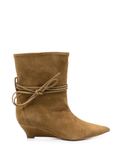 ODISSI botas con detalle de moño